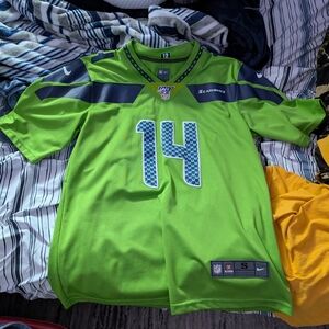 Nike Green and Blue Men's Jersey